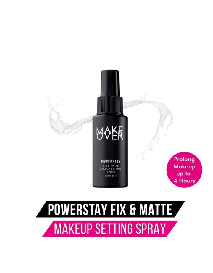 MAKE OVER Powerstay Fix &amp; Matte Makeup Setting Spray 50 ml