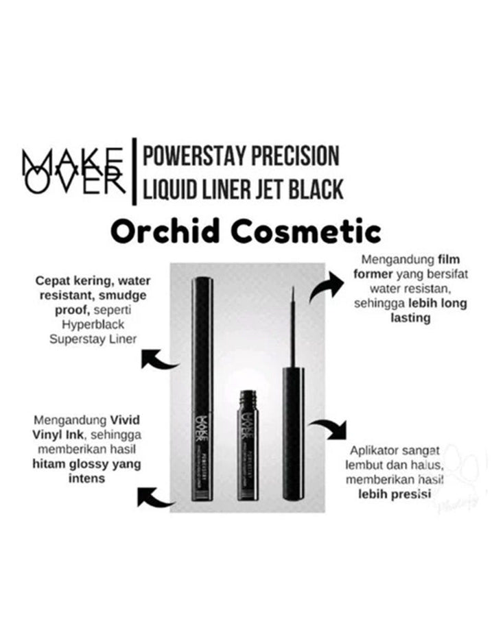 MAKE OVER Powerstay Precision Liquid Liner 2.7 g