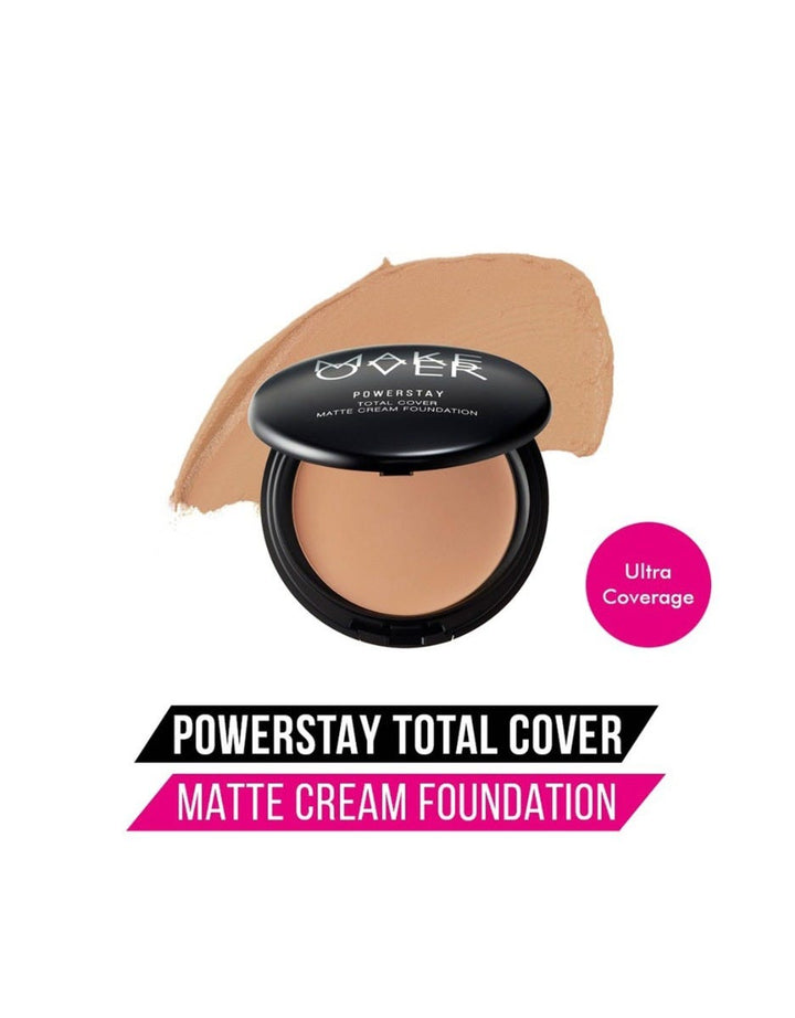 MAKE OVER Powerstay Total Cover Matte Cream Foundation W22 Warm Ivory 12 g