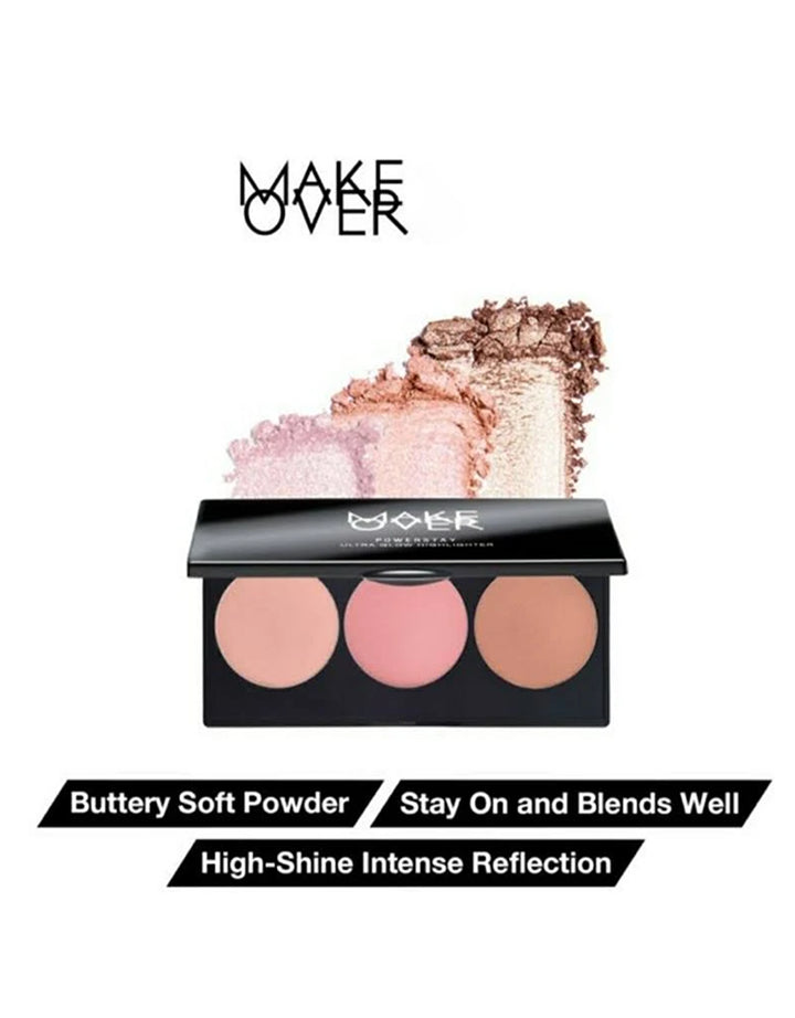 MAKE OVER Powerstay Ultra Glow Highlighter 3 x 3.5 g
