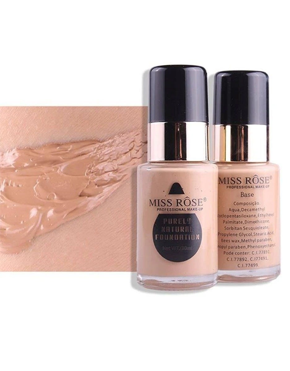 Miss Rose Purely Natural Foundation 30 mL