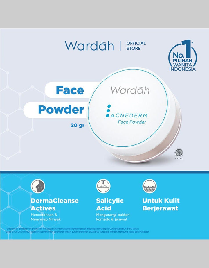 Wardah Acnederm Face Powder 20 g