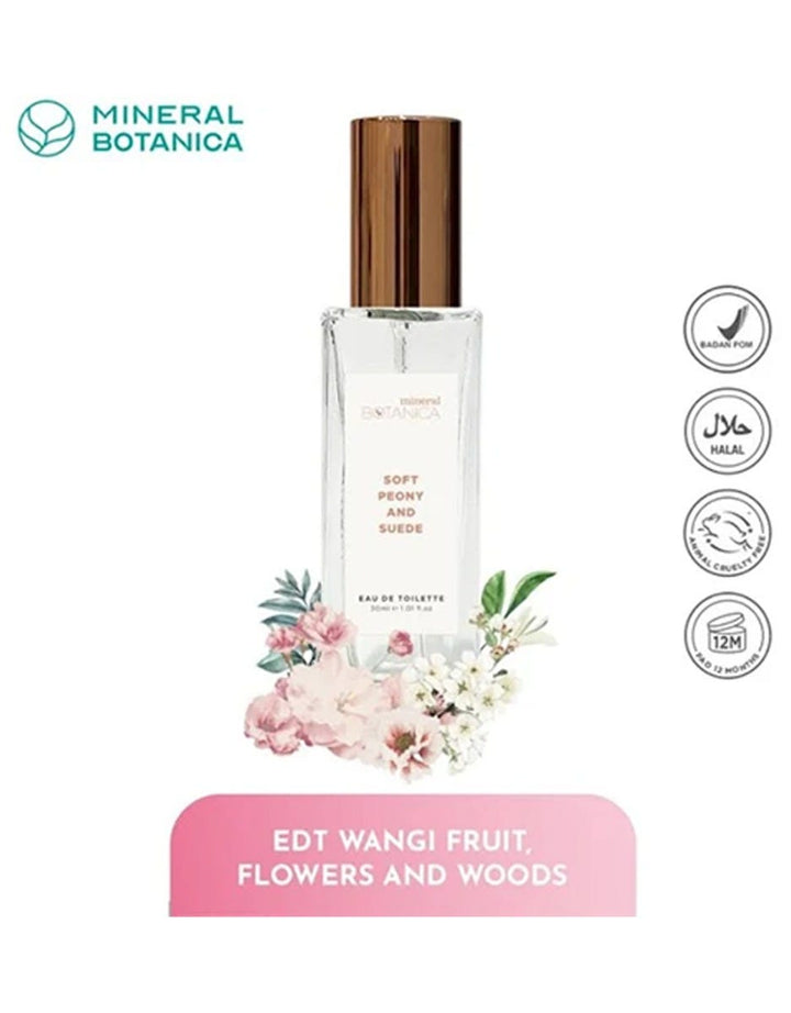 Mineral Botanica Eau De Toilette Soft Peony & Suede  30ml