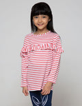 Cardinal Kids Girl Striped T-Shirt