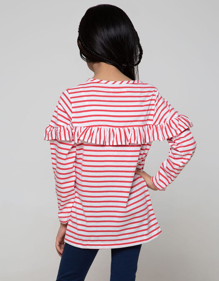 Cardinal Kids Girl Striped T-Shirt