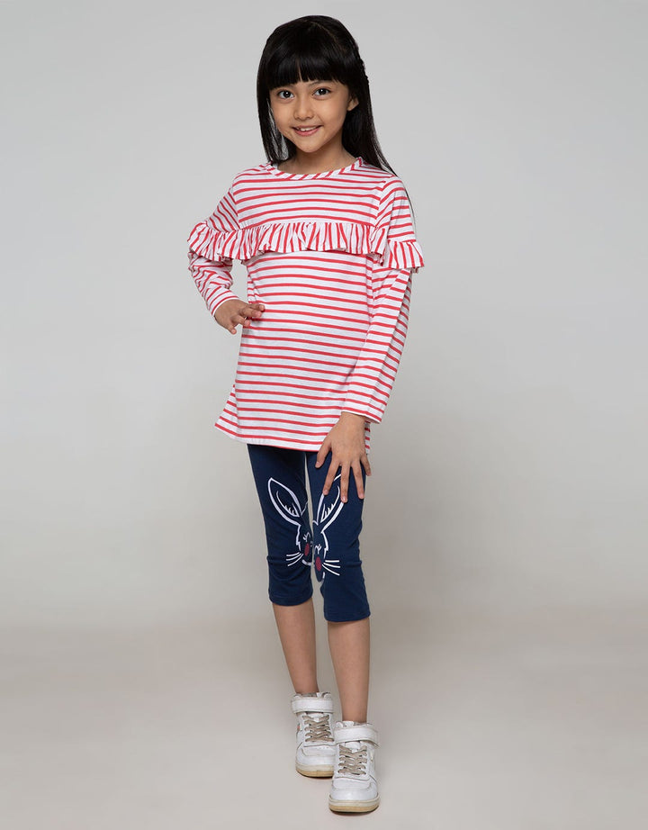 Cardinal Kids Girl Striped T-Shirt