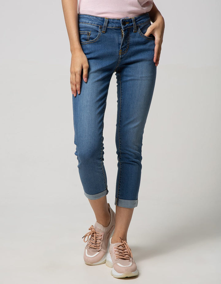 Dust Skinny Jeans Washed Aceent Look
