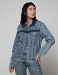 Triset Jaket & Coat Denim Look