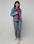 Triset Jaket & Coat Denim Look