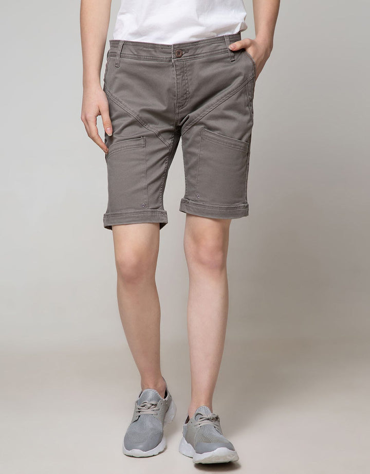 Cardinal Girl Sideways Stitching Short Pants