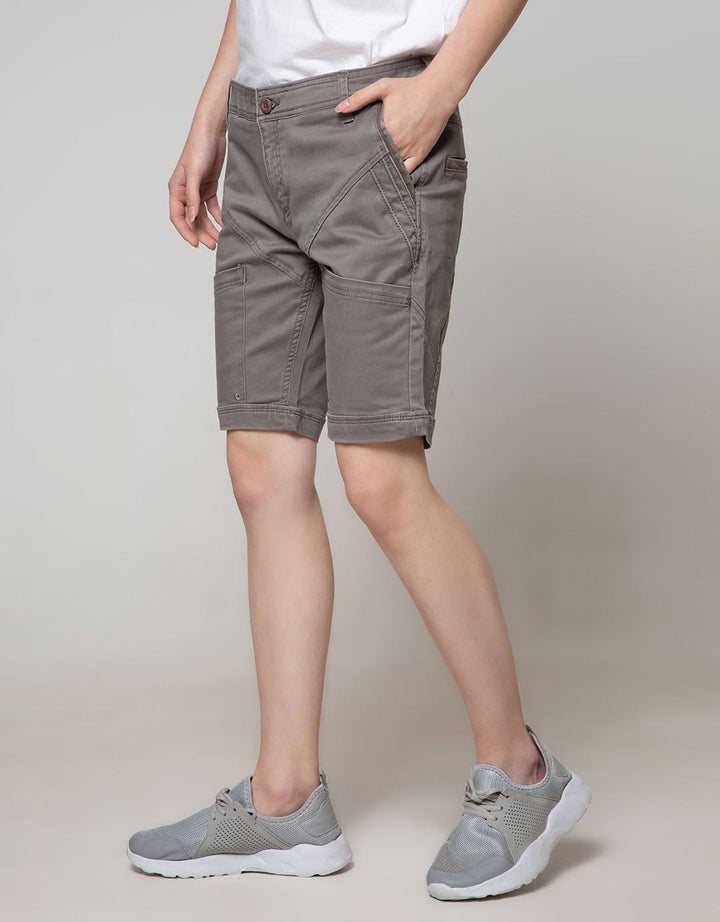 Cardinal Girl Sideways Stitching Short Pants