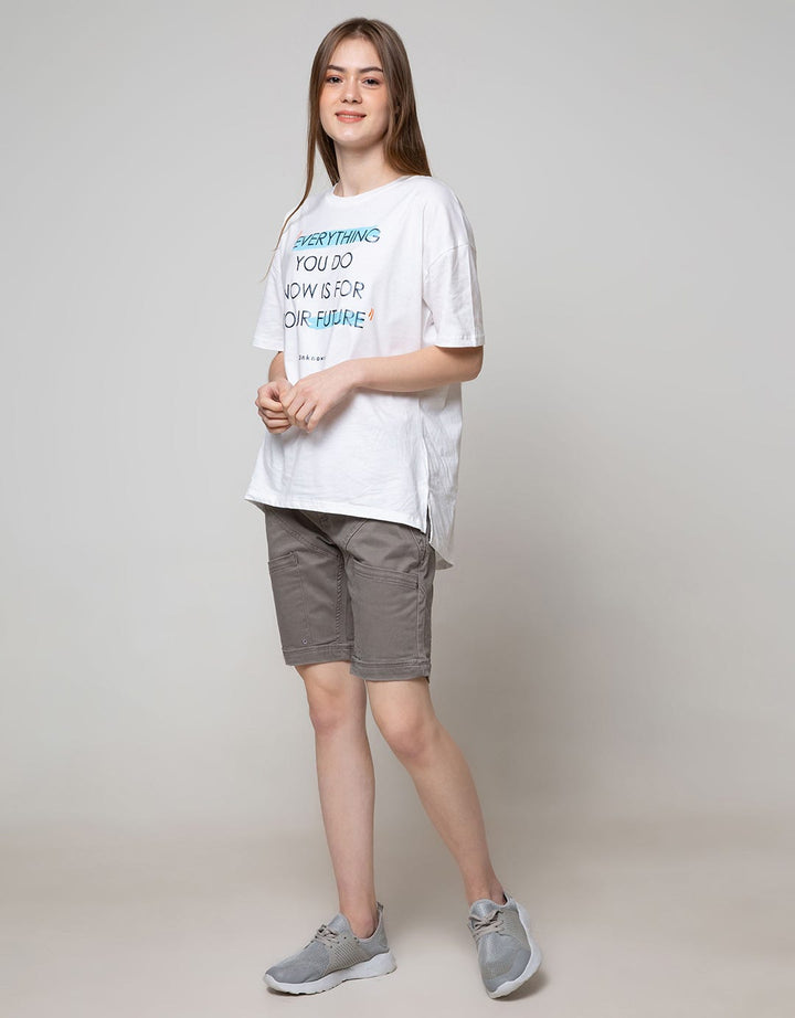 Cardinal Girl Sideways Stitching Short Pants