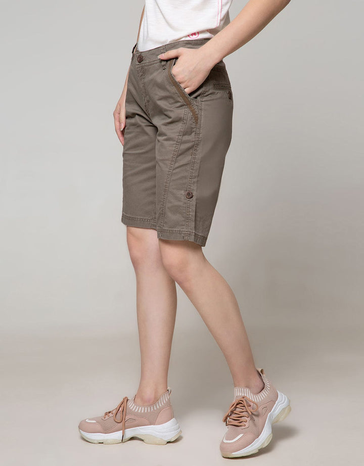 Cardinal Girl Button Side Short Pants