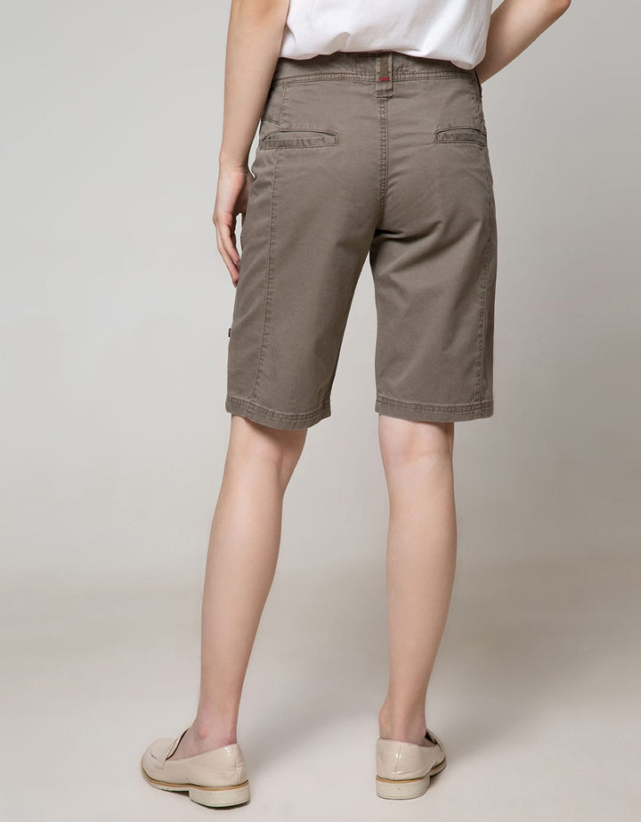 Cardinal Girl Vertical Stitching Short Pants