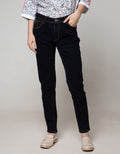 Cardinal Girl Stitching Contrast Long Pants
