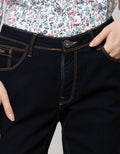 Cardinal Girl Stitching Contrast Long Pants