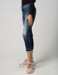 Logo Jeans Casual Long Pants