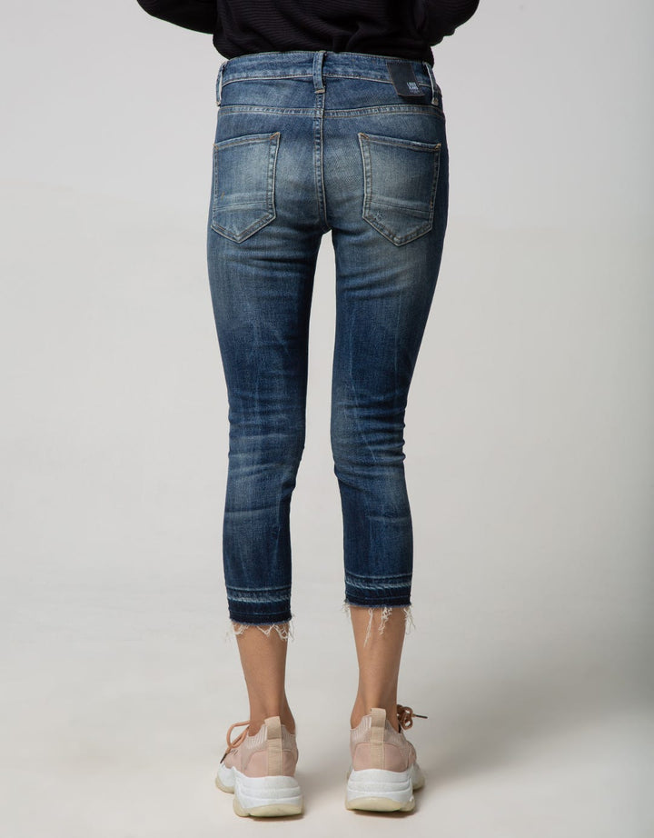 Logo Jeans Casual Long Pants