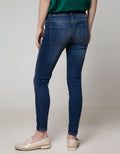 Cardinal Girl Casual Long Jeans With Washed Accent
