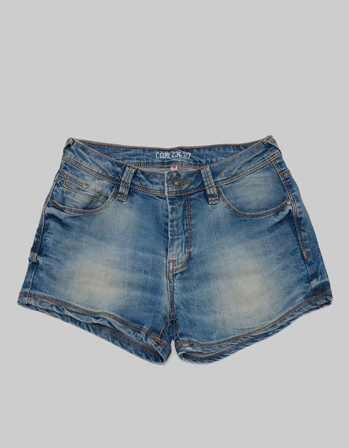 Cardinal Girl Short Pants Denim