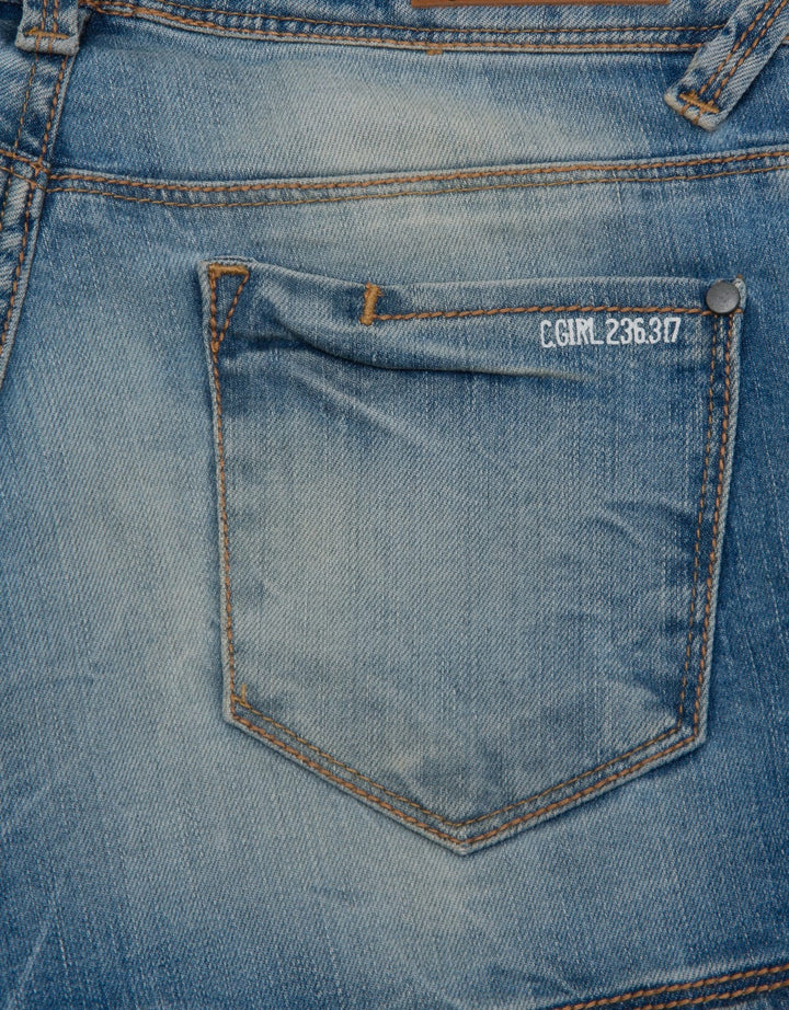 Cardinal Girl Short Pants Denim