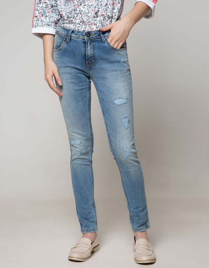 Cardinal Girl Ripped Long Jeans