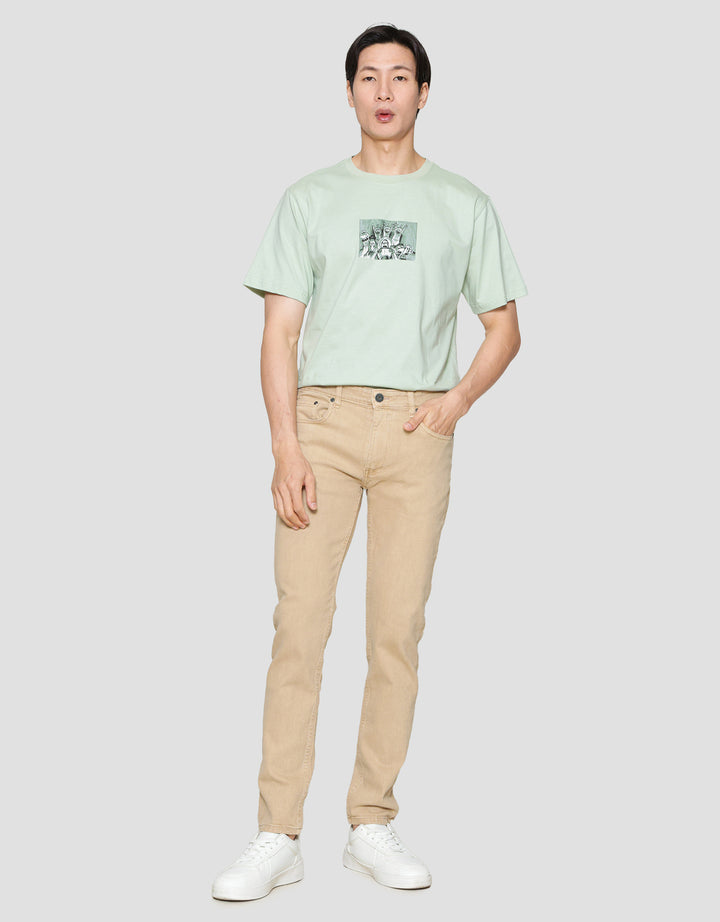 Nevada Color Celana Panjang Denim Slim Pria