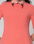 Cardinal Femme Dress Wanita Flamingo On Collar