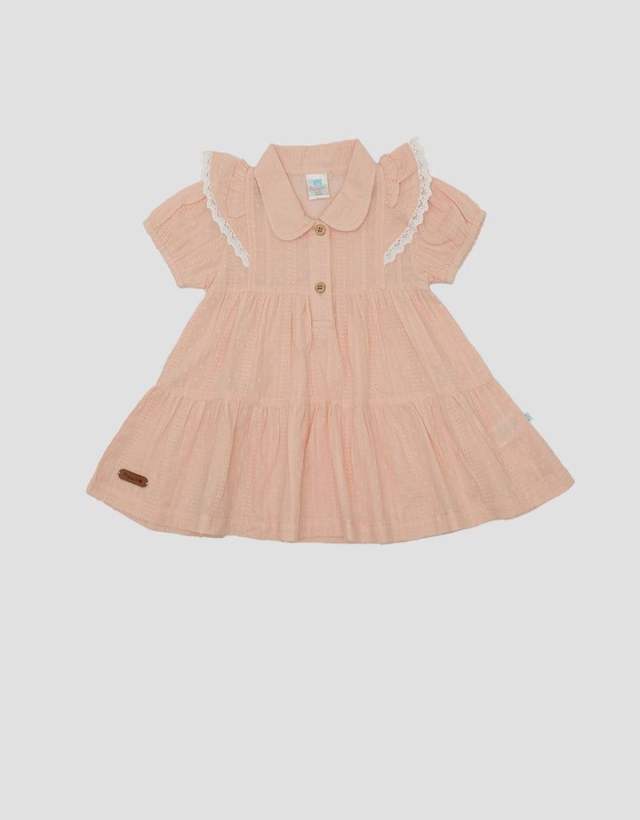 Pipiniko Swiss Dot Dress Anak Perempuan