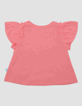 Pipiniko Top Peak A Boo Kaos Lengan Pendek Anak Perempuan