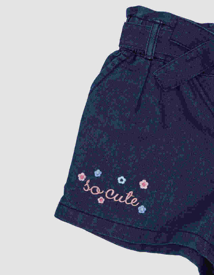 Pipiniko So Cute Denim Shorts for Girls