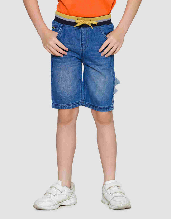 Little M Crop Side Celana Denim Anak Laki-laki