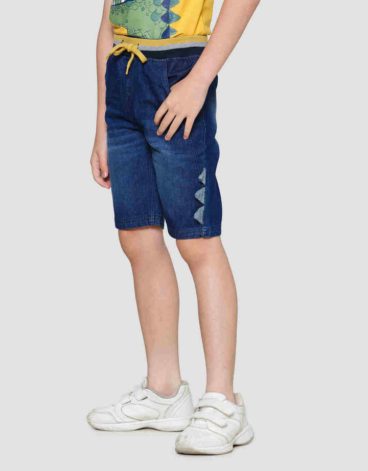 Little M Crop Side Celana Denim Anak Laki-laki