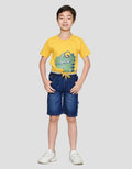 Little M Crop Side Celana Denim Anak Laki-laki