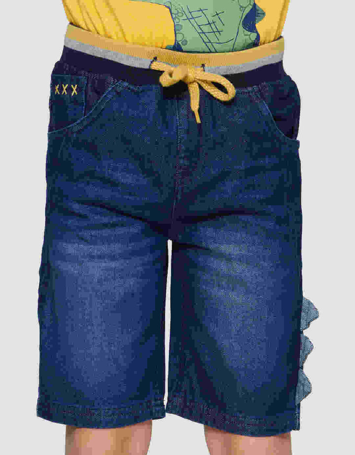 Little M Crop Side Celana Denim Anak Laki-laki