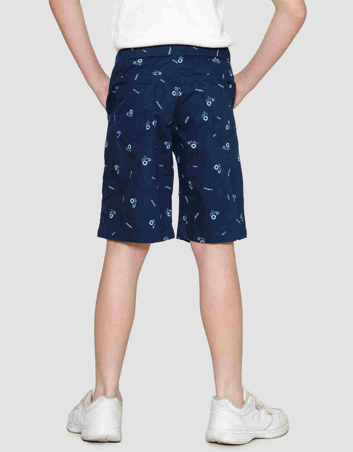 Little M Cars Print Boys Shorts