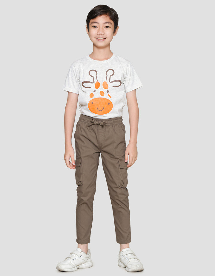 Little M Cargo Wove Boys Long Pants