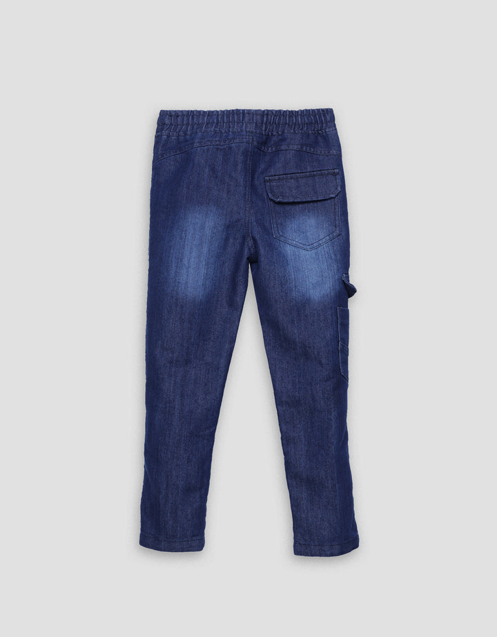 Little M Reguler Karet Non Celana Panjang Denim Anak Laki-laki