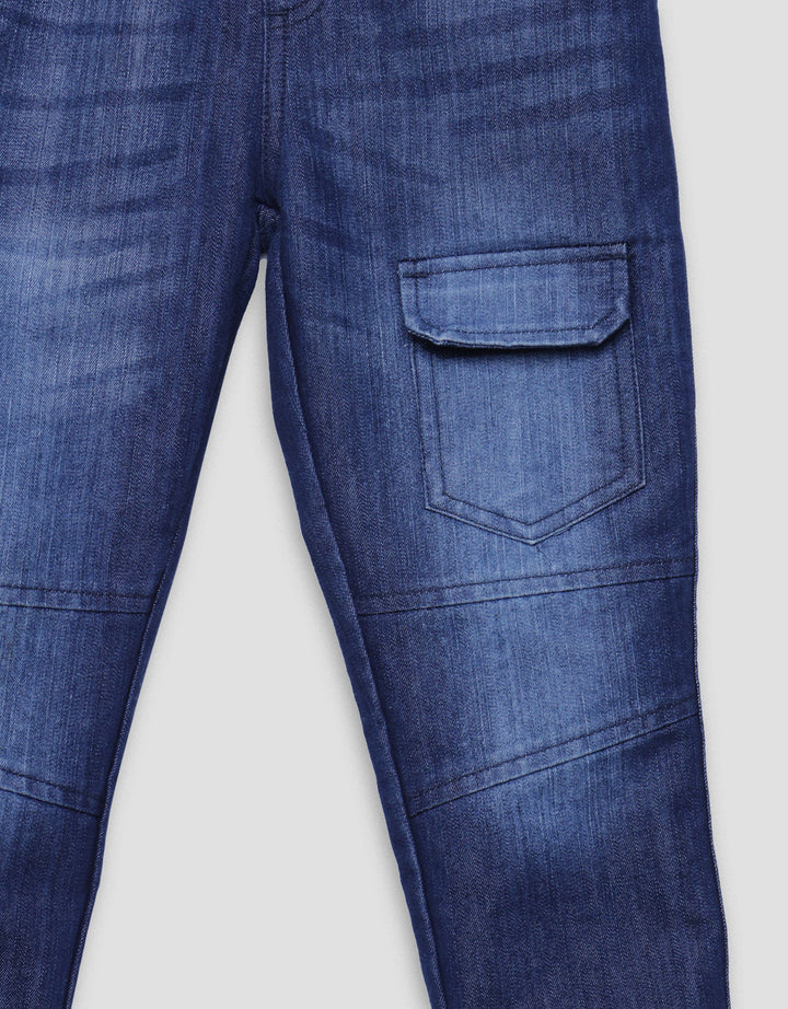 Little M Reguler Karet Non Celana Panjang Denim Anak Laki-laki