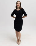Edition Basic Classis Midi Dress Wanita
