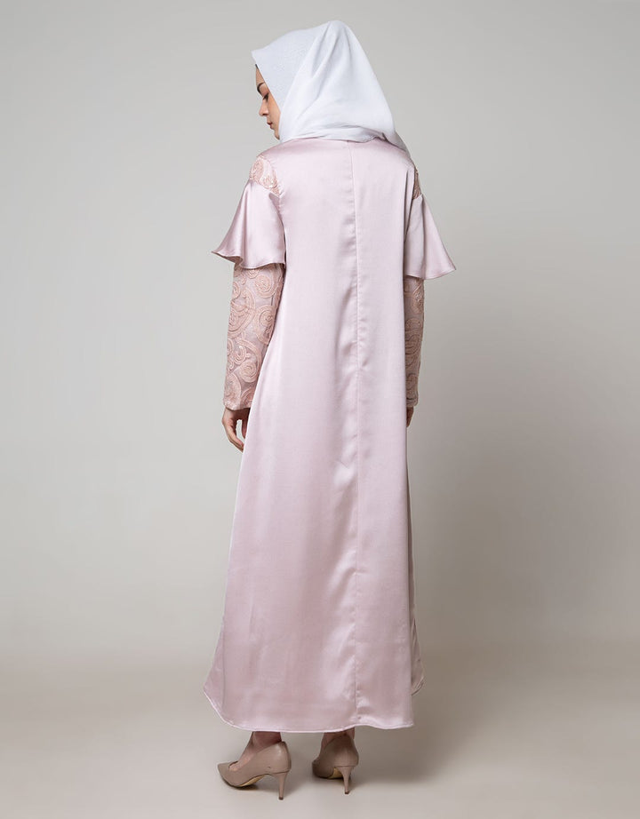 Cardinal Femme Layer Gamis With Brokat