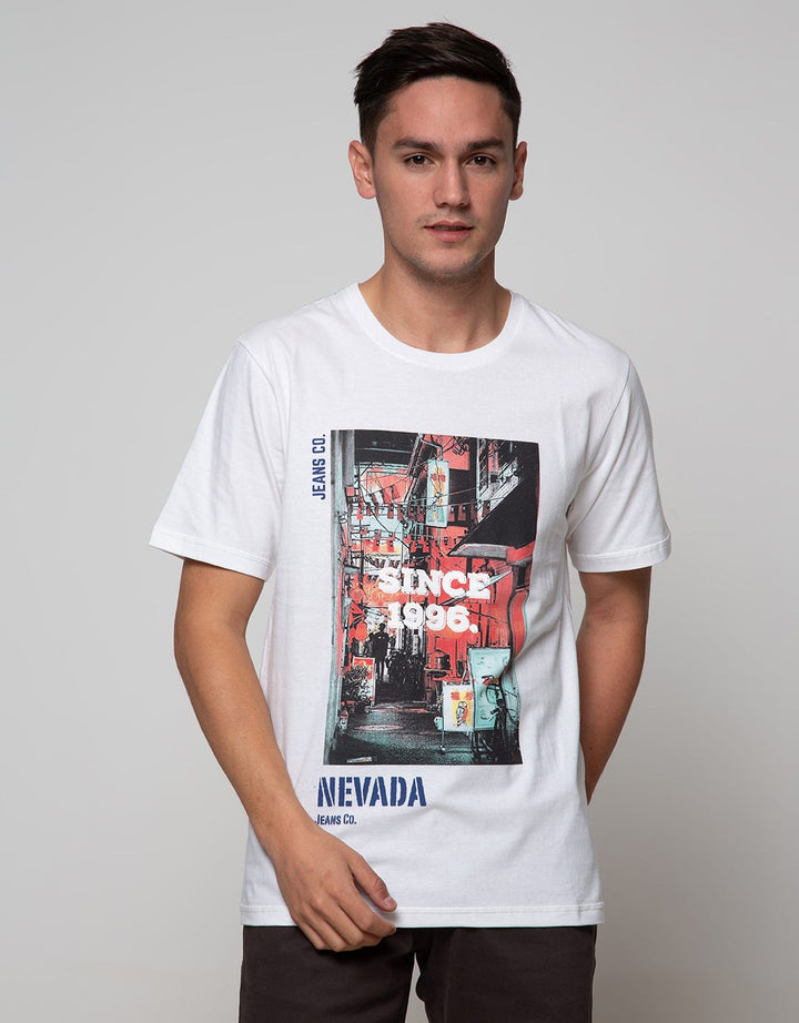 Nevada Short Sleeve T-Shirt Print Nevada China Town
