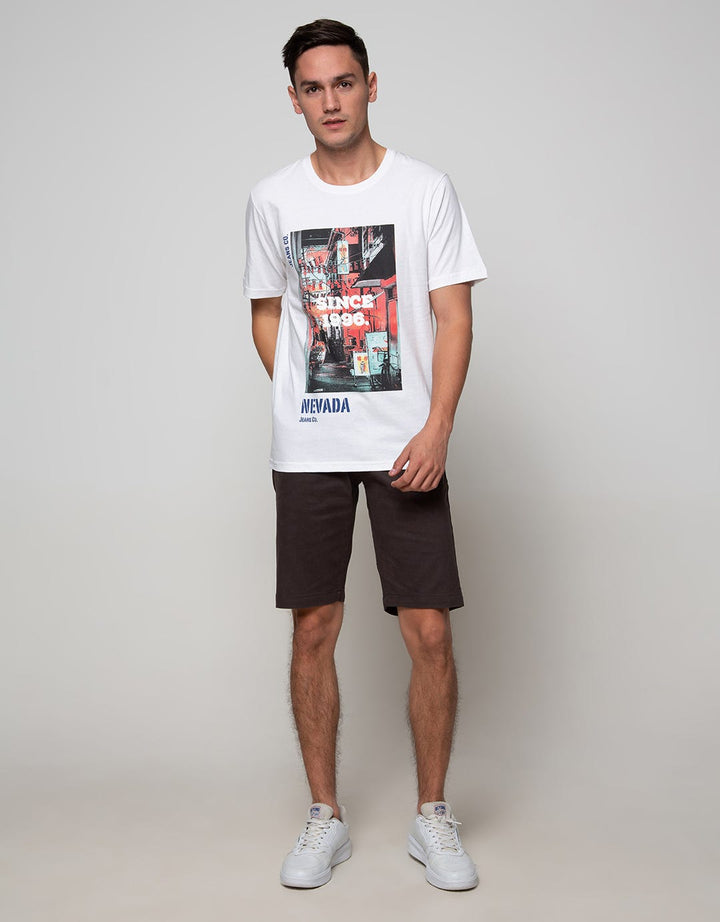Nevada Short Sleeve T-Shirt Print Nevada China Town