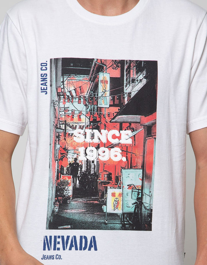 Nevada Short Sleeve T-Shirt Print Nevada China Town