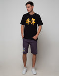 T Zone Short Sleeve T-Shirt Cny 2021 T-Shirt Chinese Letters Gold