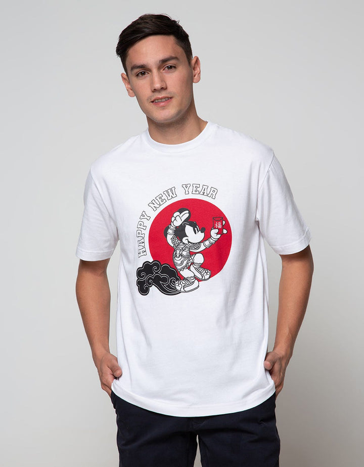 Disney Mickey Happy New Year Short Sleeve T-Shirt