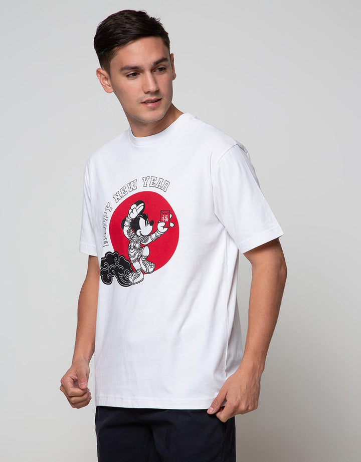 Disney Mickey Happy New Year Short Sleeve T-Shirt