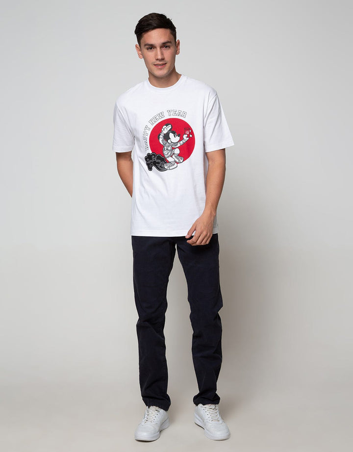 Disney Mickey Happy New Year Short Sleeve T-Shirt