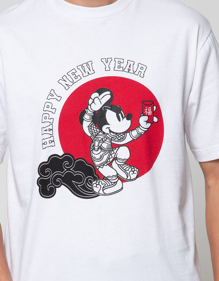 Disney Mickey Happy New Year Short Sleeve T-Shirt