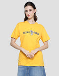 Disney Mickey Cny Print Kaos Lengan Pendek Wanita